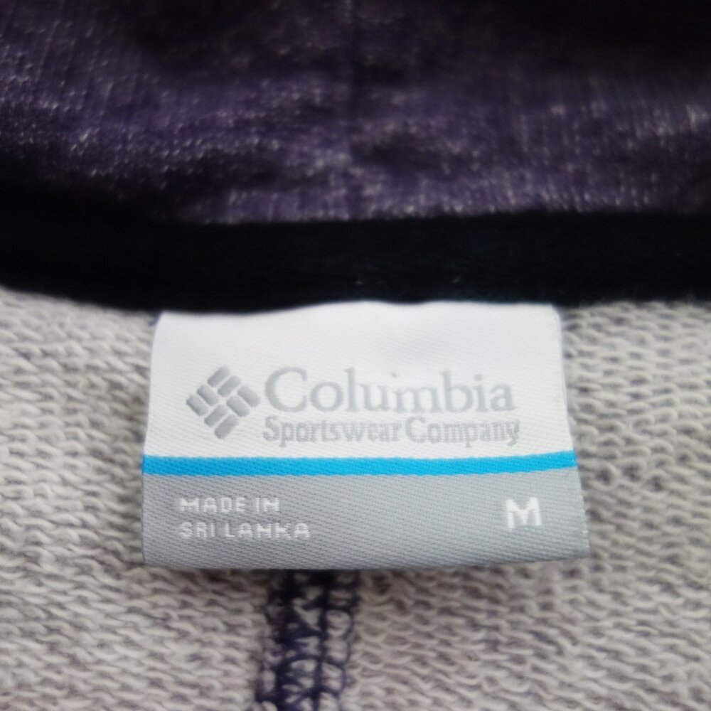 Columbia Women's Purple Heathered Cowl Neck Pullover Sweatshirt Size (M) - Picture 10 of 11